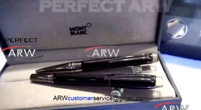 Perfect Replica AAA Mont blanc Starwalker Pen Black Rollerball